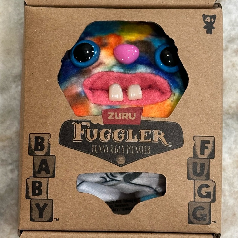 Baby Fugg FUGGLER Rabid Rabbit 3.5” Mini Plush Funny Ugly Monsters Series 3 ZURU